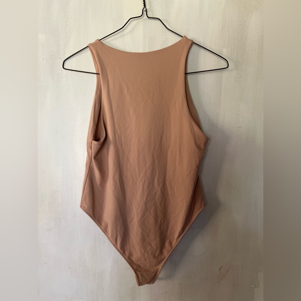 Zara halterneck nude bodysuit